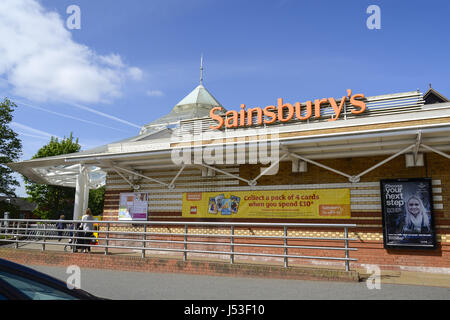 Sainsbury's Braintree Superstore, Tofts Walk, Braintree, Essex Stock