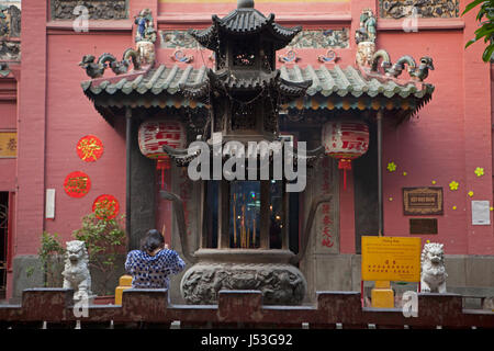 Jade Emperor Pagoda, Saigon, Vietnam Stock Photo