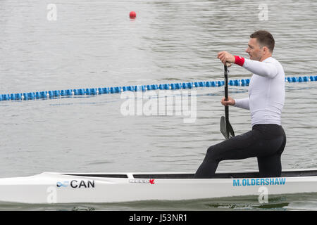 Montreal, CA - 14 May 2017: Canadian Sprint Senior Team Trials at Olympic Basin Stock Photo