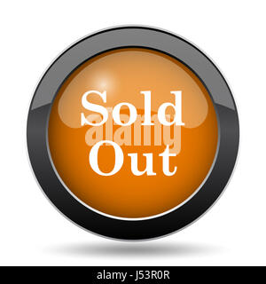 Sold out icon. Sold out website button on low poly background Stock ...