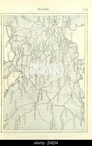 This image is sourced from page 121 of 'The Student's Geography,' a historical textbook providing maps and geographic information to students. It represents educational resources used for geography studies during its time. Stock Photo
