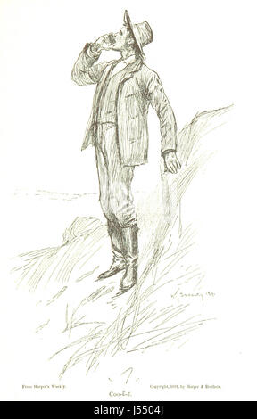 An image from page 65 of the book *Round the Compass in Australia*, which is a detailed account of travel and exploration in Australia, featuring illustrations of the journey. Stock Photo