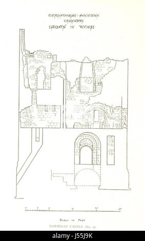 Image taken from page 158 of 'The Isle of Bute in the Olden Time. With illustrations, etc' Stock Photo