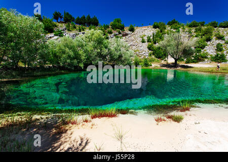 Source of the Cetina River, Croatia Stock Photo