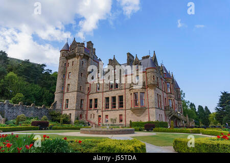 Exterior view of the Belfast Castle, Northen Ireland Stock Photo