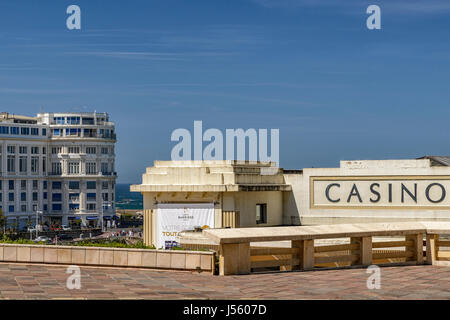 Municipal Casino Biarritz, France, Europe Stock Photo