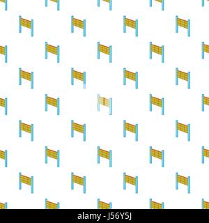 Scoreboard at airport pattern, cartoon style Stock Vector
