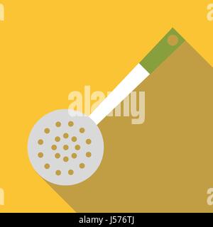 Skimmer icon, flat style Stock Vector
