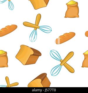 Patisserie pattern, cartoon style Stock Vector