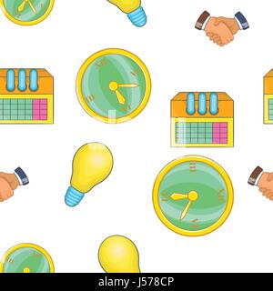 Corporation pattern, cartoon style Stock Vector