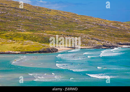 Barleycove beach, aka Barlycove beach, Wild Atlantic Coast, County Cork, Republic of Ireland.  Eire. Stock Photo