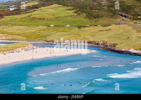 Barleycove beach, aka Barlycove beach, Wild Atlantic Coast, County Cork, Republic of Ireland.  Eire. Stock Photo