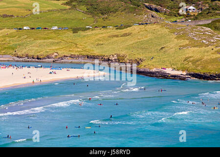 Barleycove beach, aka Barlycove beach, Wild Atlantic Coast, County Cork, Republic of Ireland.  Eire. Stock Photo