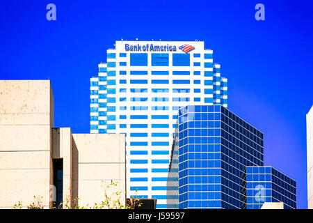 Bank Of America Skyscraper In Tampa, Florida, USA Stock Photo - Alamy