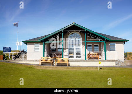 Clubhouse for the St Andrews Ladies Putting Club, The Himalayas Course, st Andrews, Fife, Scotland, UK Stock Photo