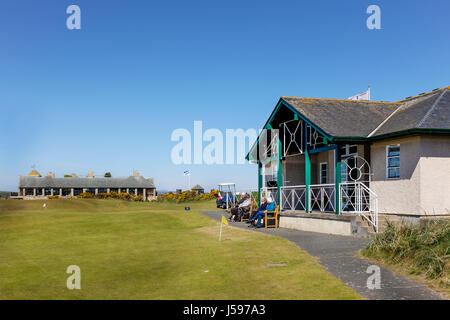 Clubhouse for the St Andrews Ladies Putting Club, The Himalayas Course, st Andrews, Fife, Scotland, UK Stock Photo