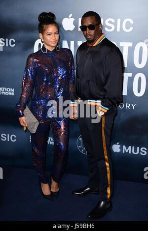 Sean Diddy Combs and Cassie Ventura attending the Can't Stop, Won't Stop: A Bad Boy Story screening at the Curzon Mayfair, Curzon Street, London. Stock Photo