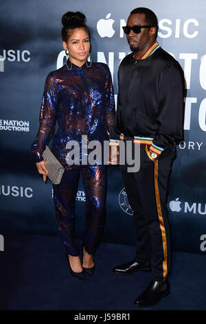 Sean Diddy Combs and Cassie Ventura attending the Can't Stop, Won't Stop: A Bad Boy Story screening at the Curzon Mayfair, Curzon Street, London. Stock Photo