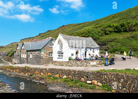 the village of boscastle in cornwall, england, uk Stock Photo