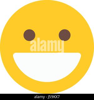 grinning emoji Stock Vector