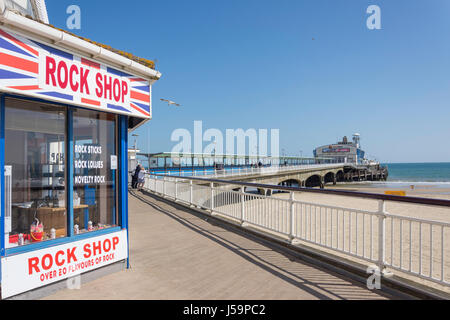 Rock Shop on Bournemouth Pier, Bournemouth, Dorset, England, United Kingdom Stock Photo