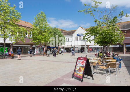 Saxon Square, High Street, Christchurch, Dorset, England, United Kingdom Stock Photo