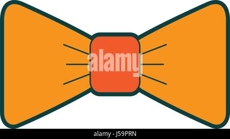 isolated fancy bowtie Stock Vector