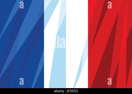 The national flag of France Stock Vector