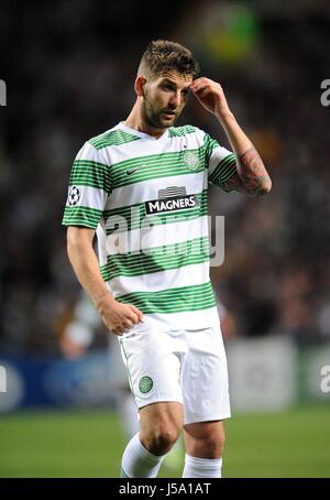 CHARLIE MULGREW GLASGOW CELTIC FC GLASGOW CELTIC FC CELTIC PARK GLASGOW SCOTLAND 01 October 2013 Stock Photo