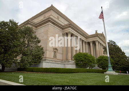 national archives of the united states of america building Washington DC USA Stock Photo