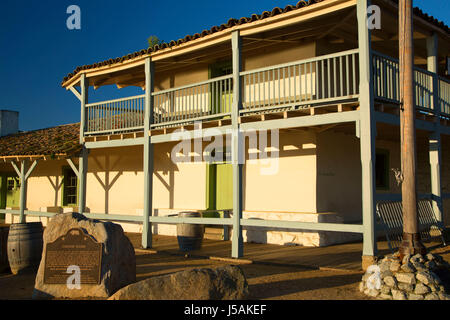 Custom House, Monterey State Historic Park, Monterey, California Stock Photo