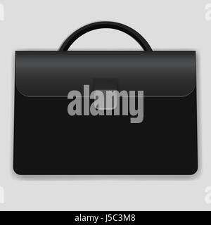 Briefcase business bag vector icon Stock Vector