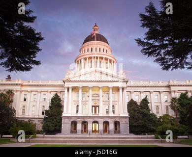 The State Capitol of California in Sacramento Stock Photo