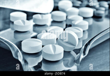 Medication and pills Stock Photo