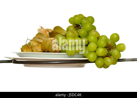 food aliment health vitamine eco sweetly isolated plant hunger nice soft grapes Stock Photo