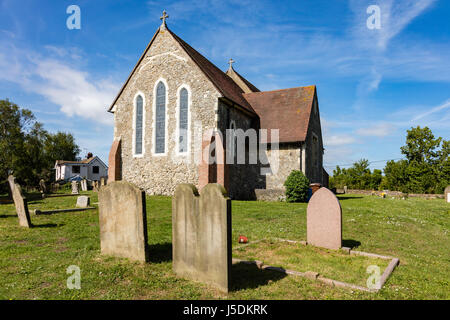 Grain church of St James. isle of Grain Kent Uk HOMER SYKES Stock Photo ...