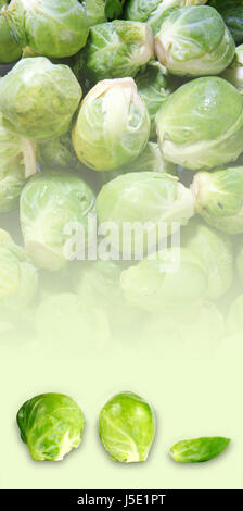 health vitamins vitamines kitchen cuisine dainty vegetable raw cabbage Stock Photo