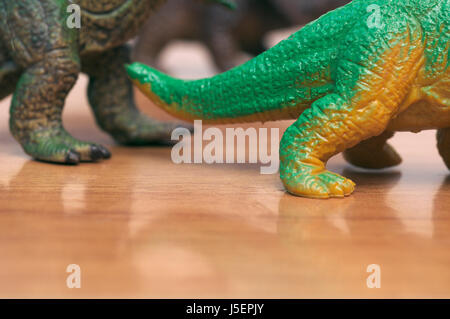 dinosaurs low section Stock Photo