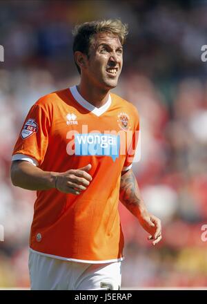 ANGEL MARTINEZ BLACKPOOL FC KEEPMOAT STADIUM DONCASTER ENGLAND 03 August 2013 Stock Photo