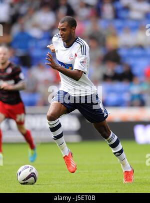 DAVID N'GOG BOLTON WANDERERS FC REEBOK STADIUM BOLTON ENGLAND 10 August 2013 Stock Photo