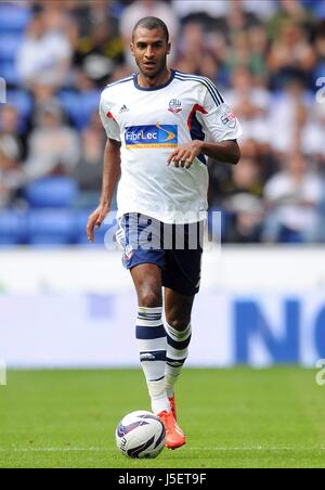 DAVID NGOG BOLTON WANDERERS FC BOLTON WANDERERS FC REEBOK STADIUM BOLTON ENGLAND 10 August 2013 Stock Photo