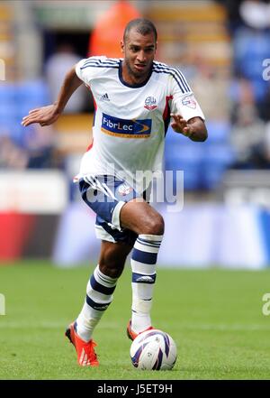 DAVID NGOG BOLTON WANDERERS FC BOLTON WANDERERS FC REEBOK STADIUM BOLTON ENGLAND 10 August 2013 Stock Photo