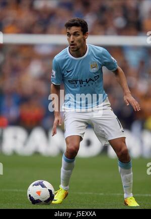 JESUS NAVAS MANCHESTER CITY FC ETIHAD STADIUM MANCHESTER ENGLAND 31 August 2013 Stock Photo