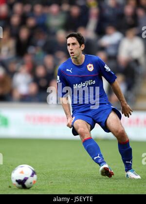 PETER WHITTINGHAM CARDIFF CITY FC KC STADIUM HULL ENGLAND 14 September 2013 Stock Photo