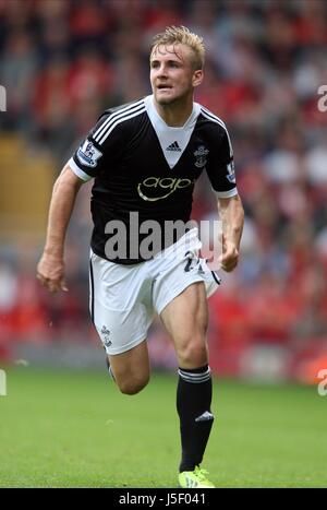 LUKE SHAW SOUTHAMPTON FC ANFIELD LIVERPOOL ENGLAND 21 September 2013 Stock Photo