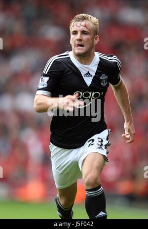 LUKE SHAW SOUTHAMPTON FC ANFIELD LIVERPOOL ENGLAND 21 September 2013 Stock Photo