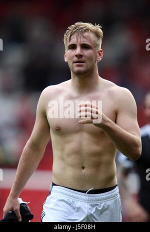 LUKE SHAW SOUTHAMPTON FC SOUTHAMPTON FC ANFIELD LIVERPOOL ENGLAND 21 September 2013 Stock Photo