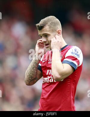 JACK WILSHERE ARSENAL V STOKE CITY EMIRATES STADIUM LONDON ENGLAND 22 September 2013 Stock Photo