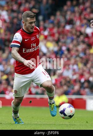 JACK WILSHIRE ARSENAL V STOKE CITY EMIRATES STADIUM LONDON ENGLAND 22 September 2013 Stock Photo