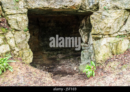 Entrance To Old Bath Stone Quarry At Brown's Folly, Monkton Farleigh 